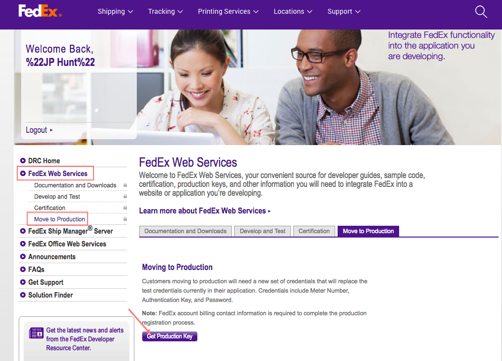 FedEx Meter Number Inksoft