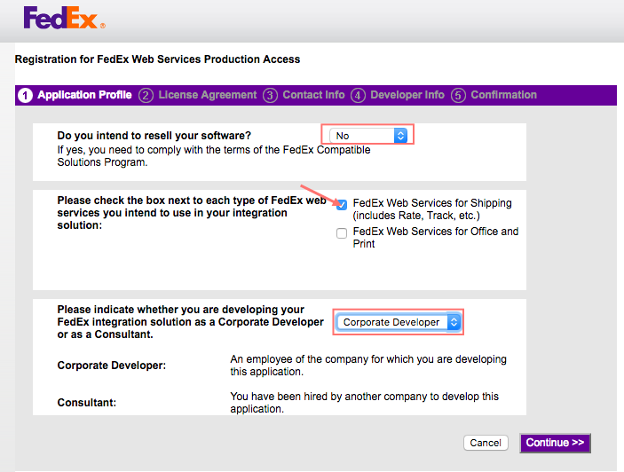 FedEx Meter Number Inksoft