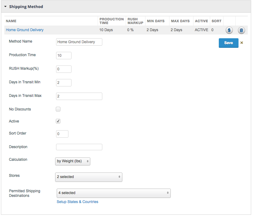 FedEx Full Price Control Inksoft